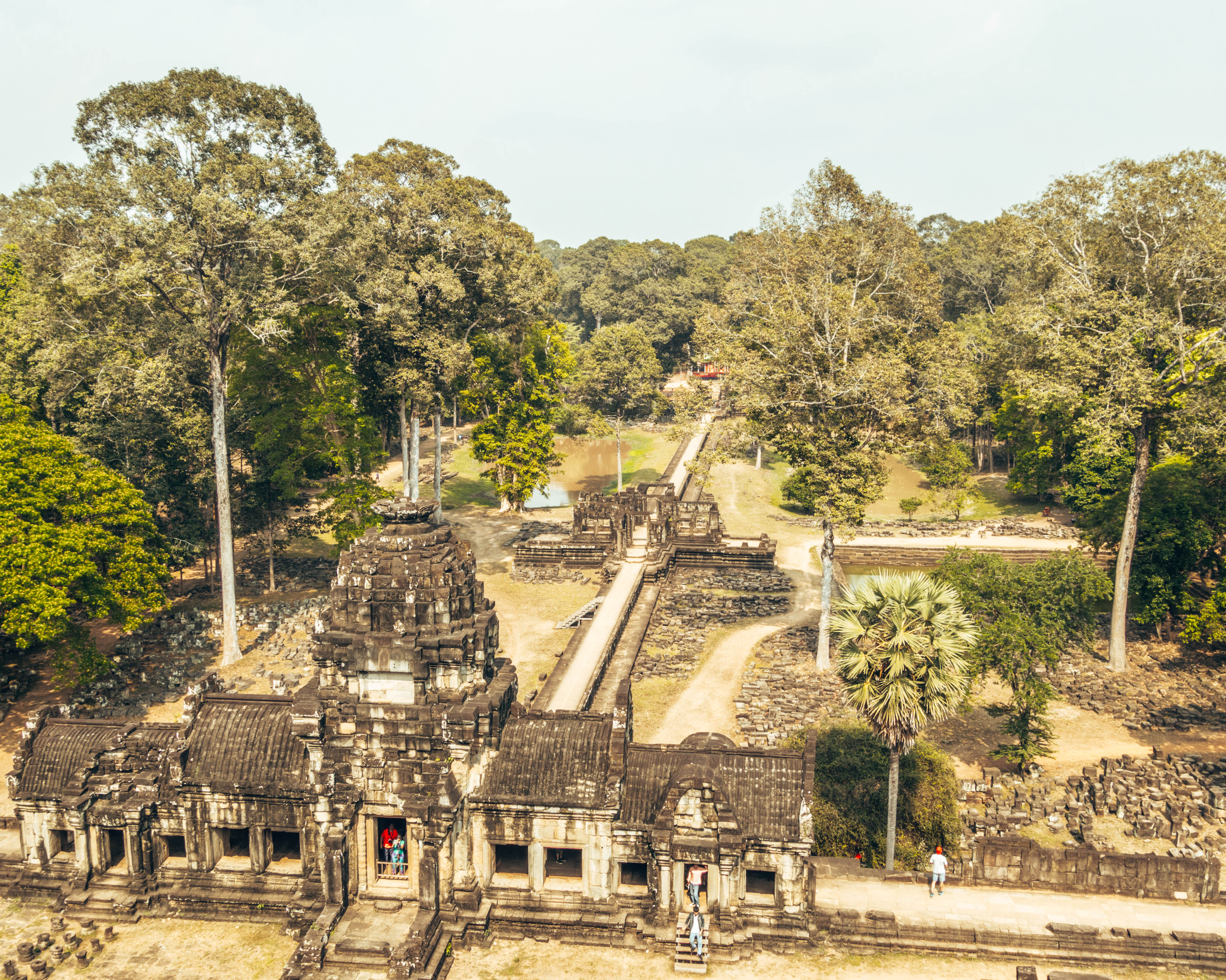 The view from the top of Angkor Wat - Best tips before visiting Angkor Wat Temples - wediditourway.com