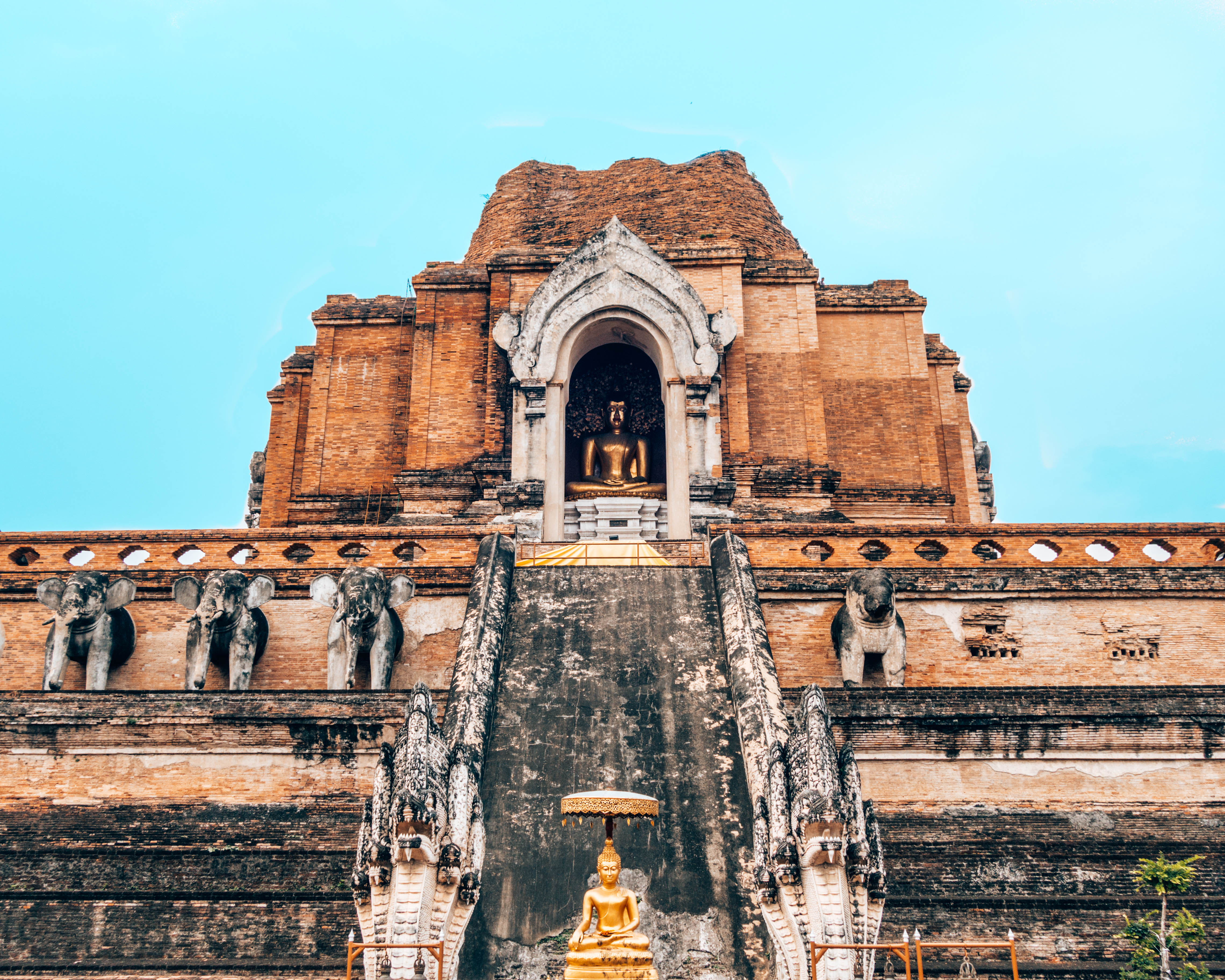 Wat Chedi Luang in Northern Thailand, a must for first-time visitors - WeDidItOurWay.com