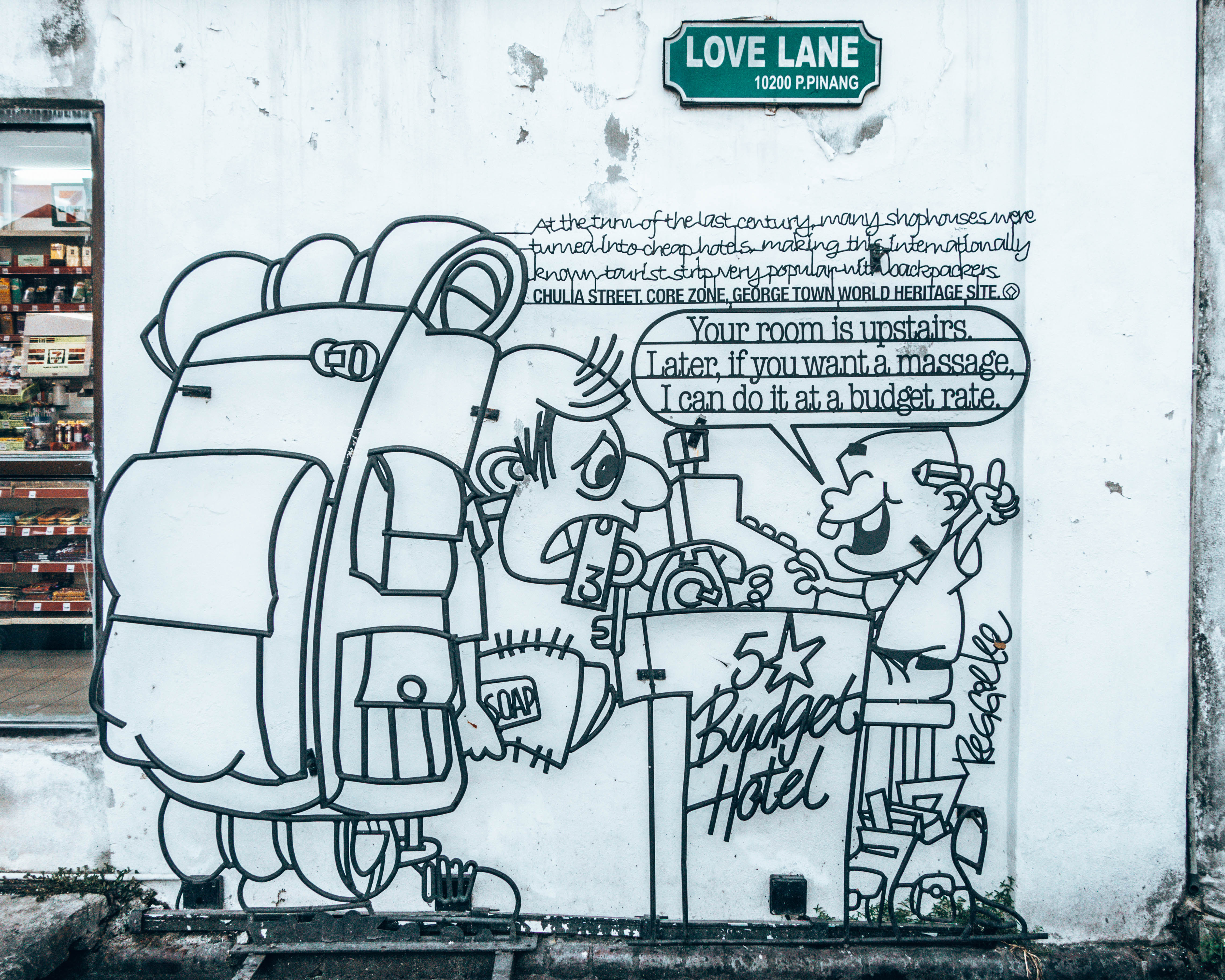 Love lane - Voice of the people by Tang Mun Kian. Street art in Penang, Georgetown, Malaysia - Wediditourway.com