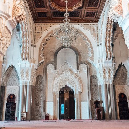 Hassan II Mosque interior 2