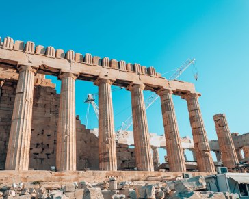 Acropolis Parthenon columns Athens Greece