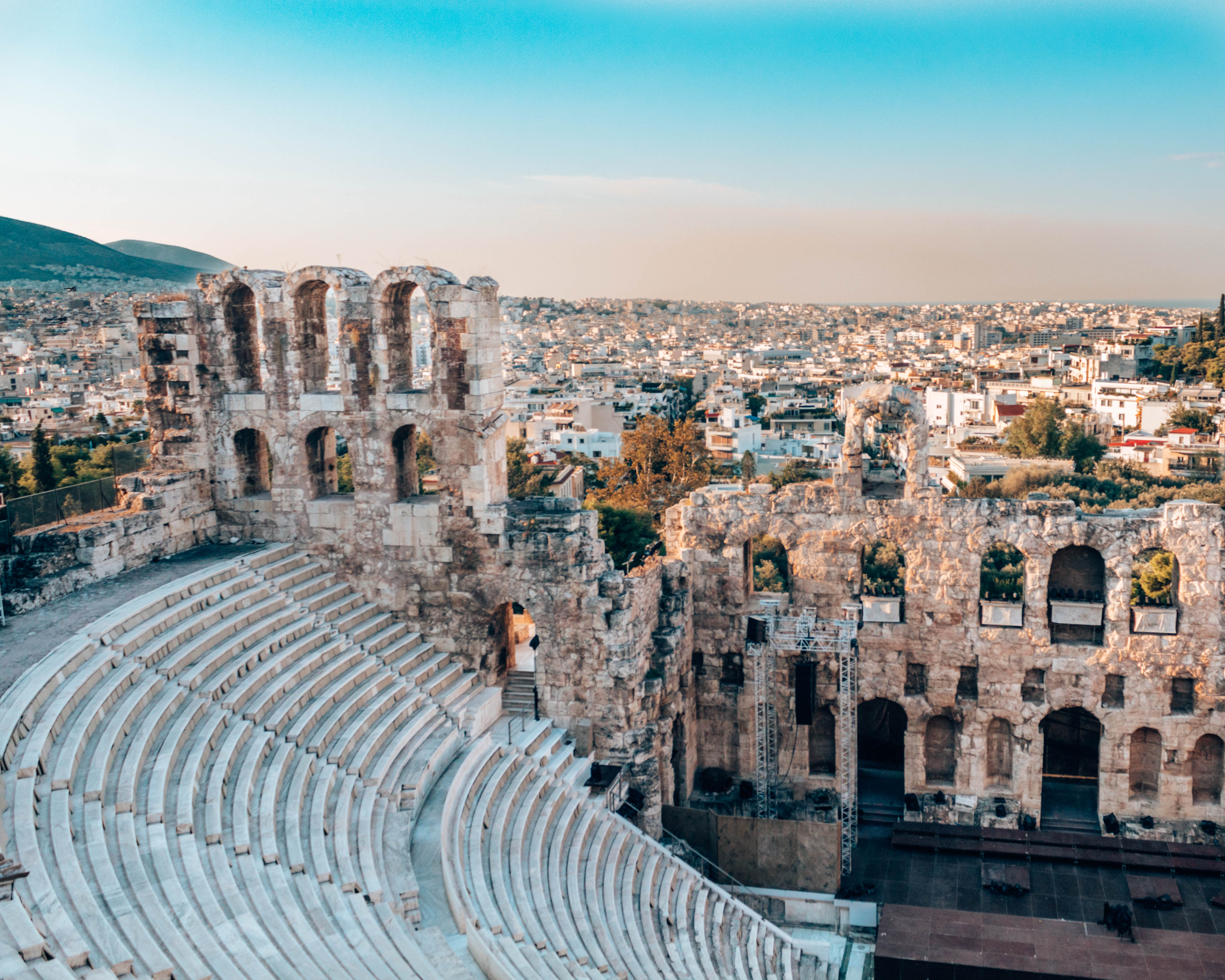 Acropolis Theatre of Dionysus Athens Greece