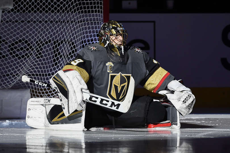Marc Andre Fleury pre game stretch