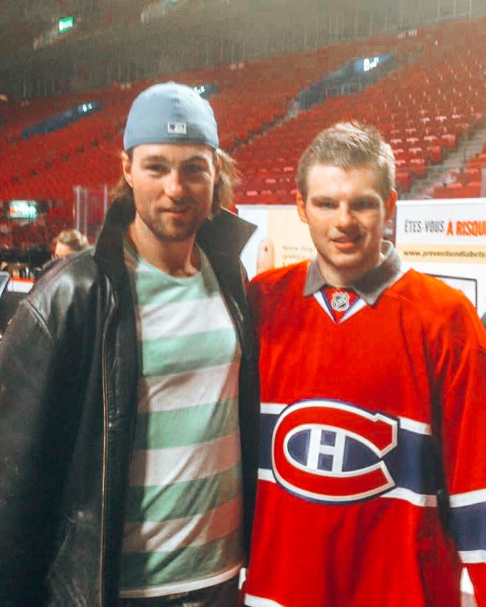 Alex Galchenyuk and I at the Habs blood drive