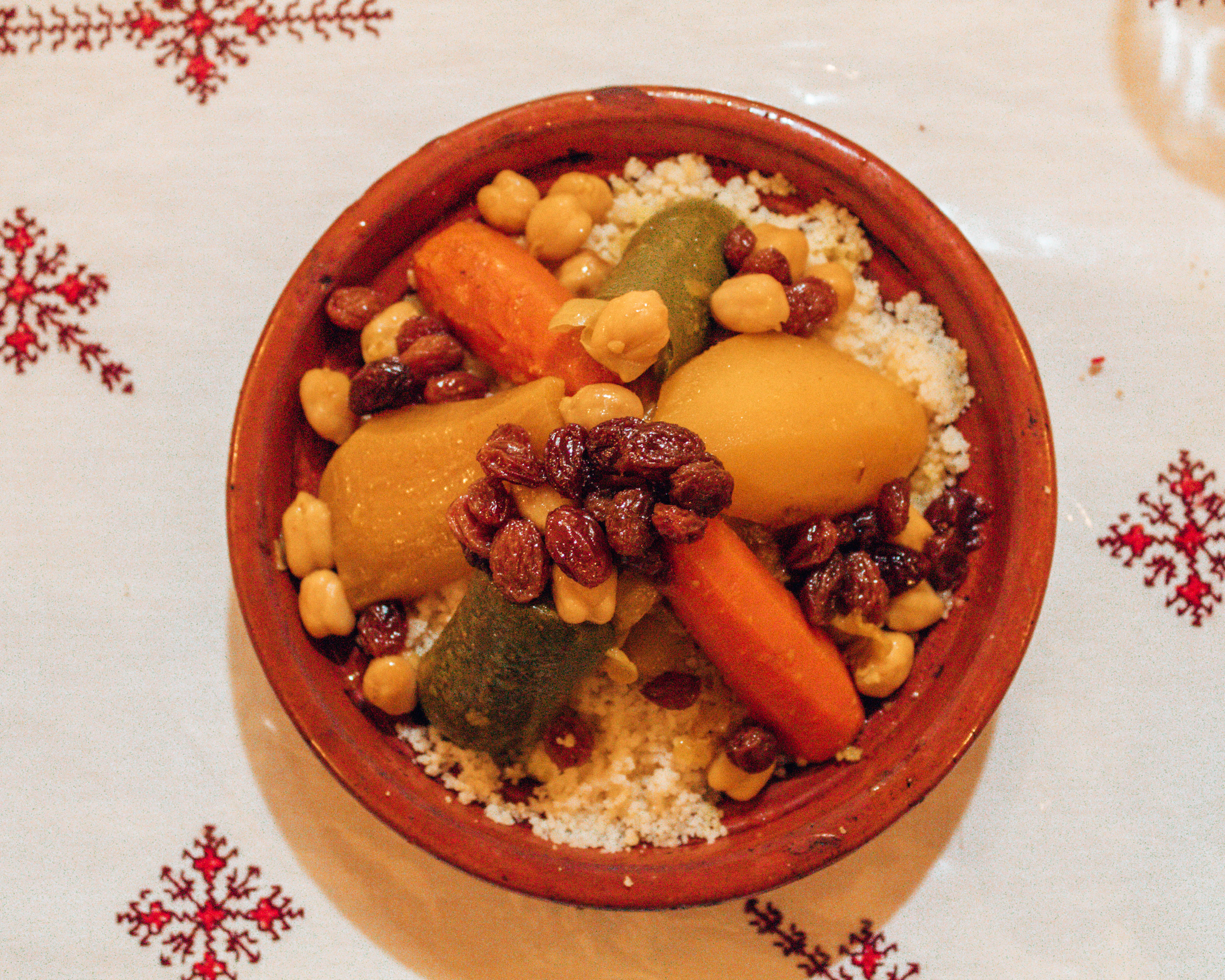 Traditional Morocan vegetable Tajine