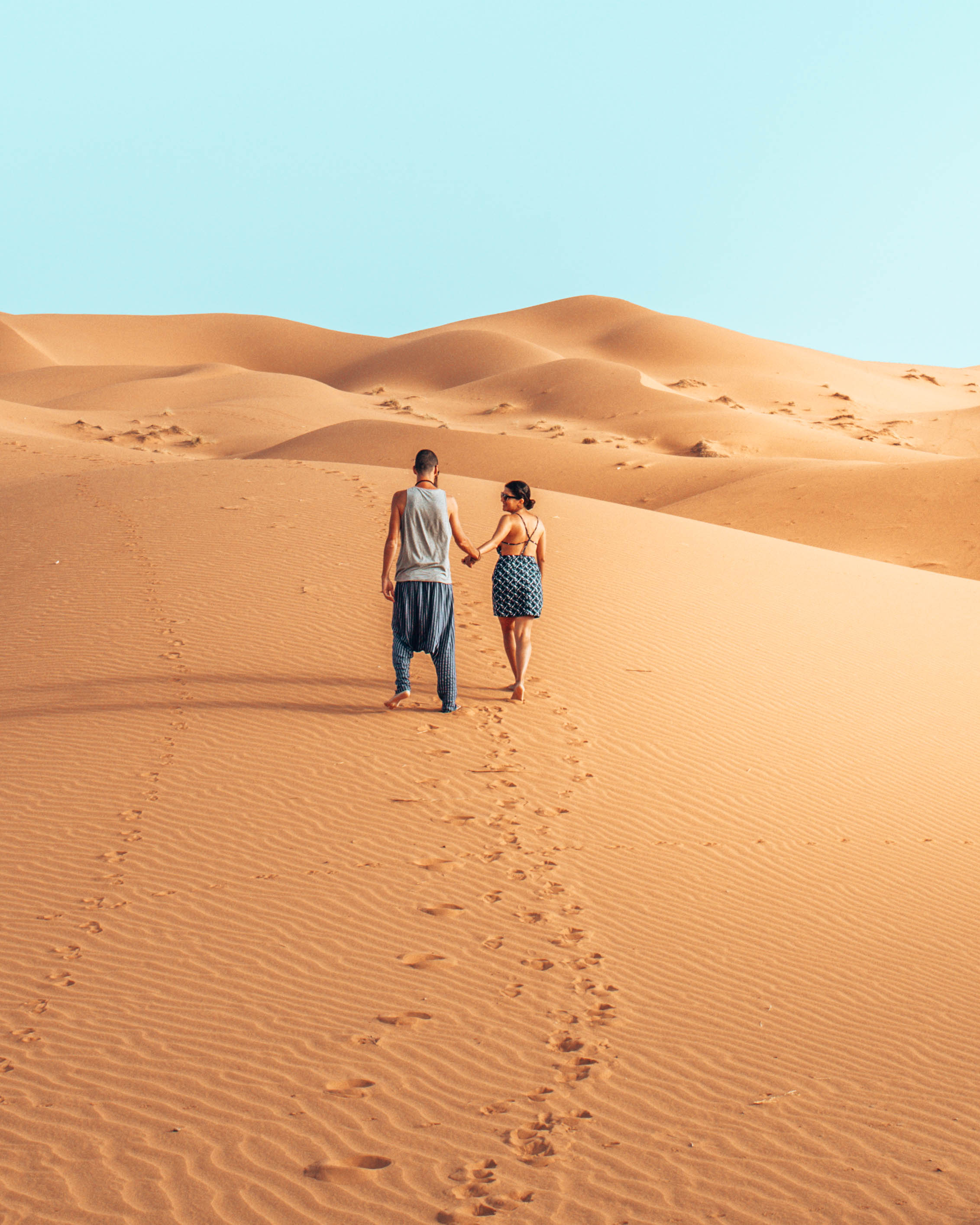 Sahara desert Morocco. How to start a travel Instagram account