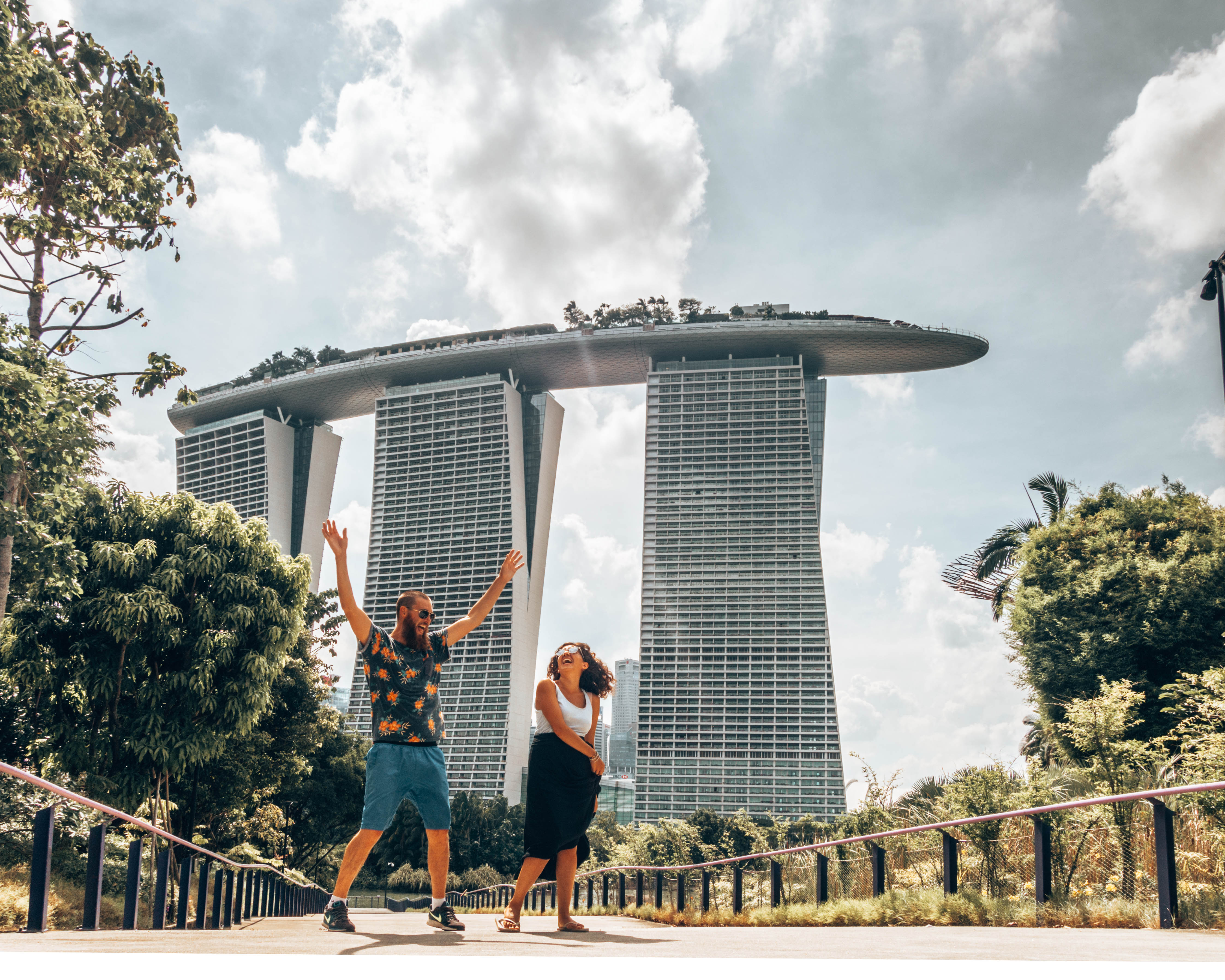 Marine Bay Sands Singapore. How to grow on Instagram