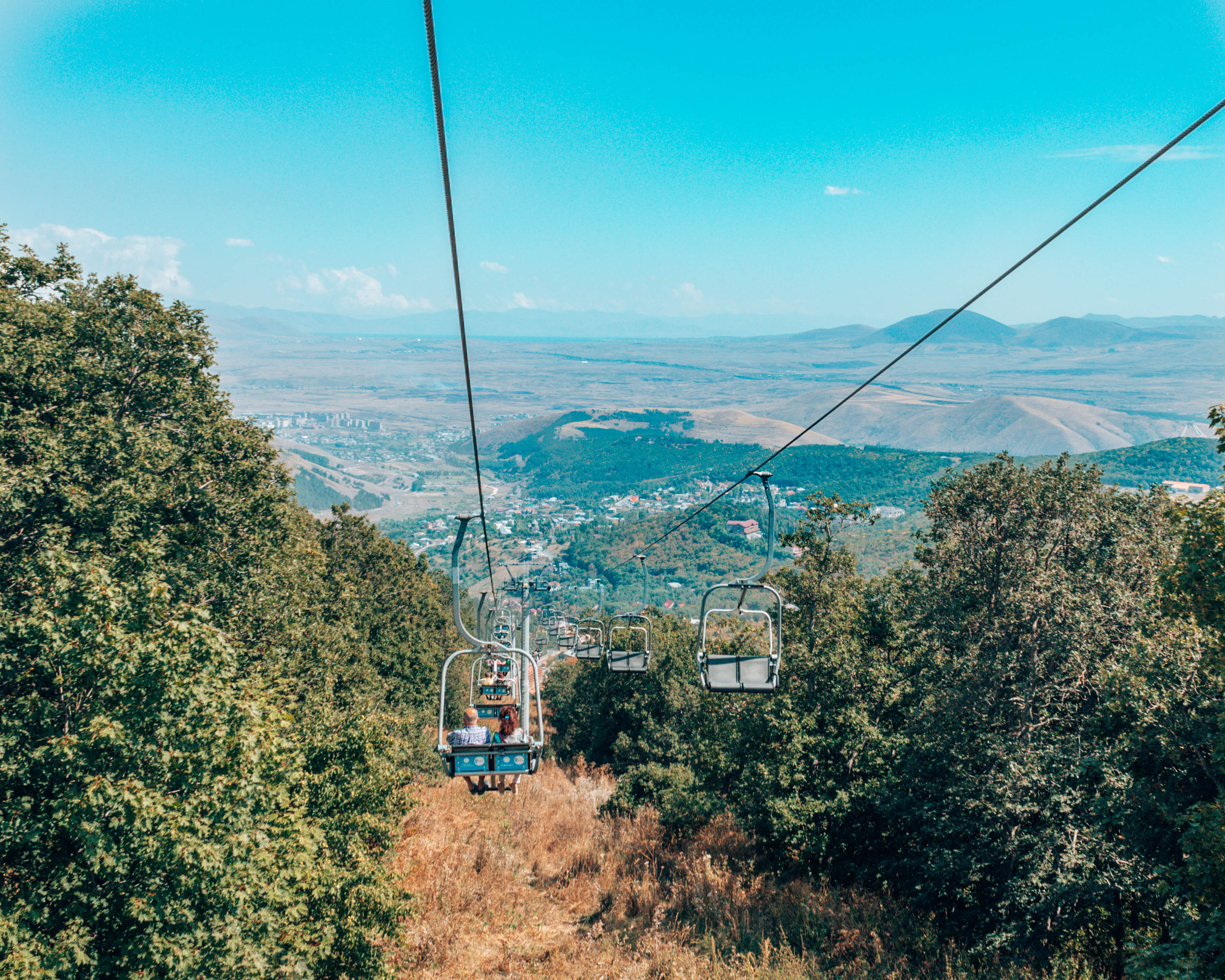 Ski lift at Tsaghkadzor Armenia
