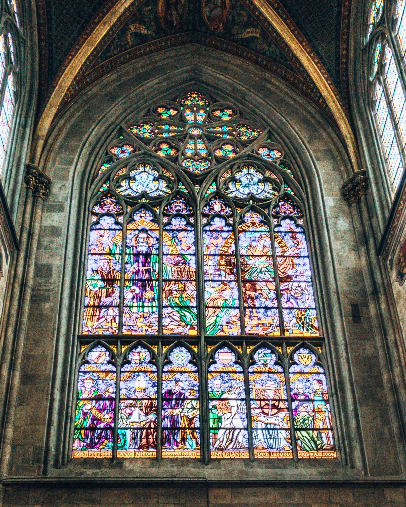 Vortishkirche stained glass window Vienna Austria.CR2