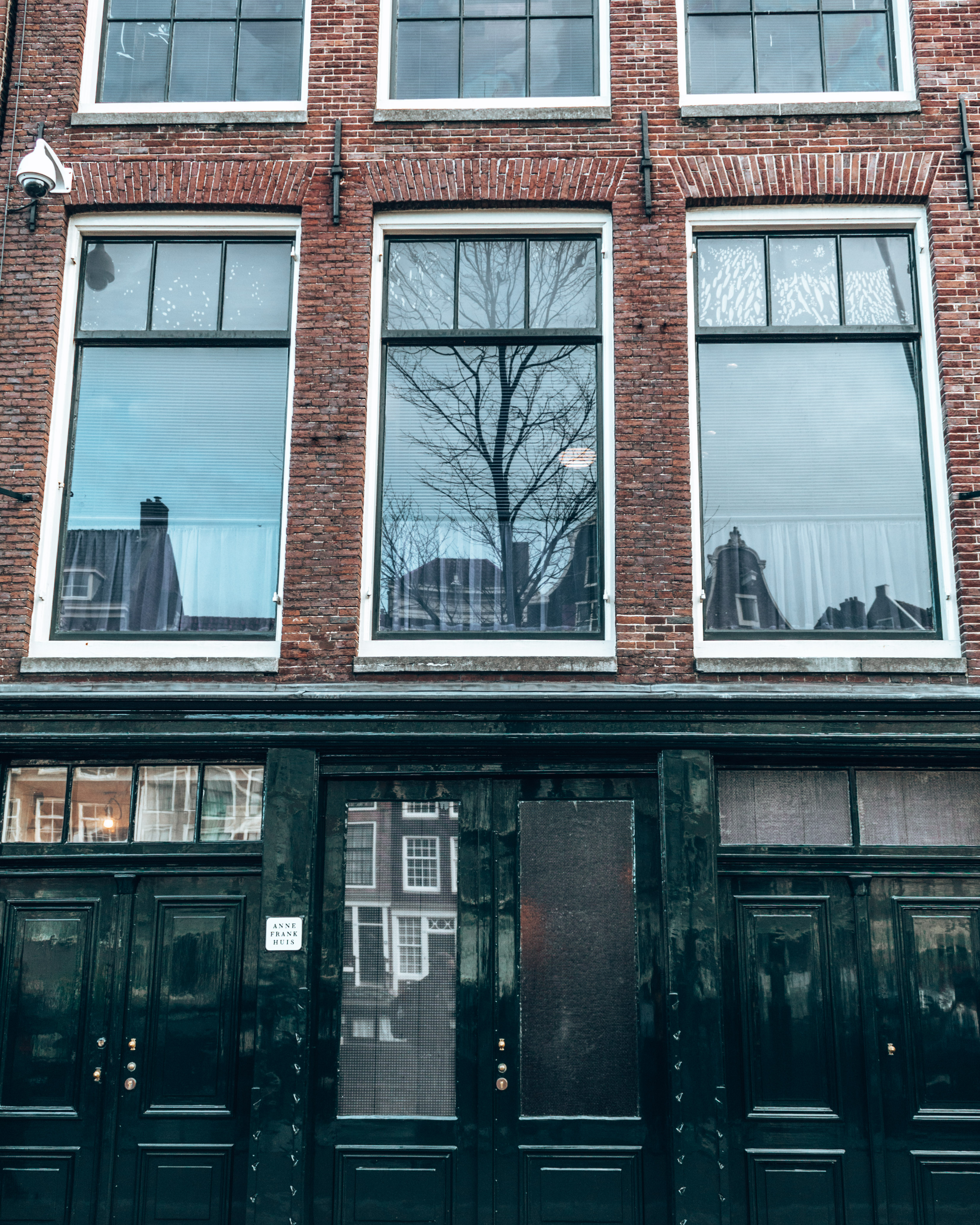 The Anne Frank house in Amsterdam, Netherlands