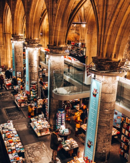 The Boekhandel Dominicanen bookstore in Maastricht, Netherlands