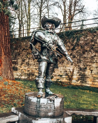The D'Artagnan monument in Maastricht, Netherlands