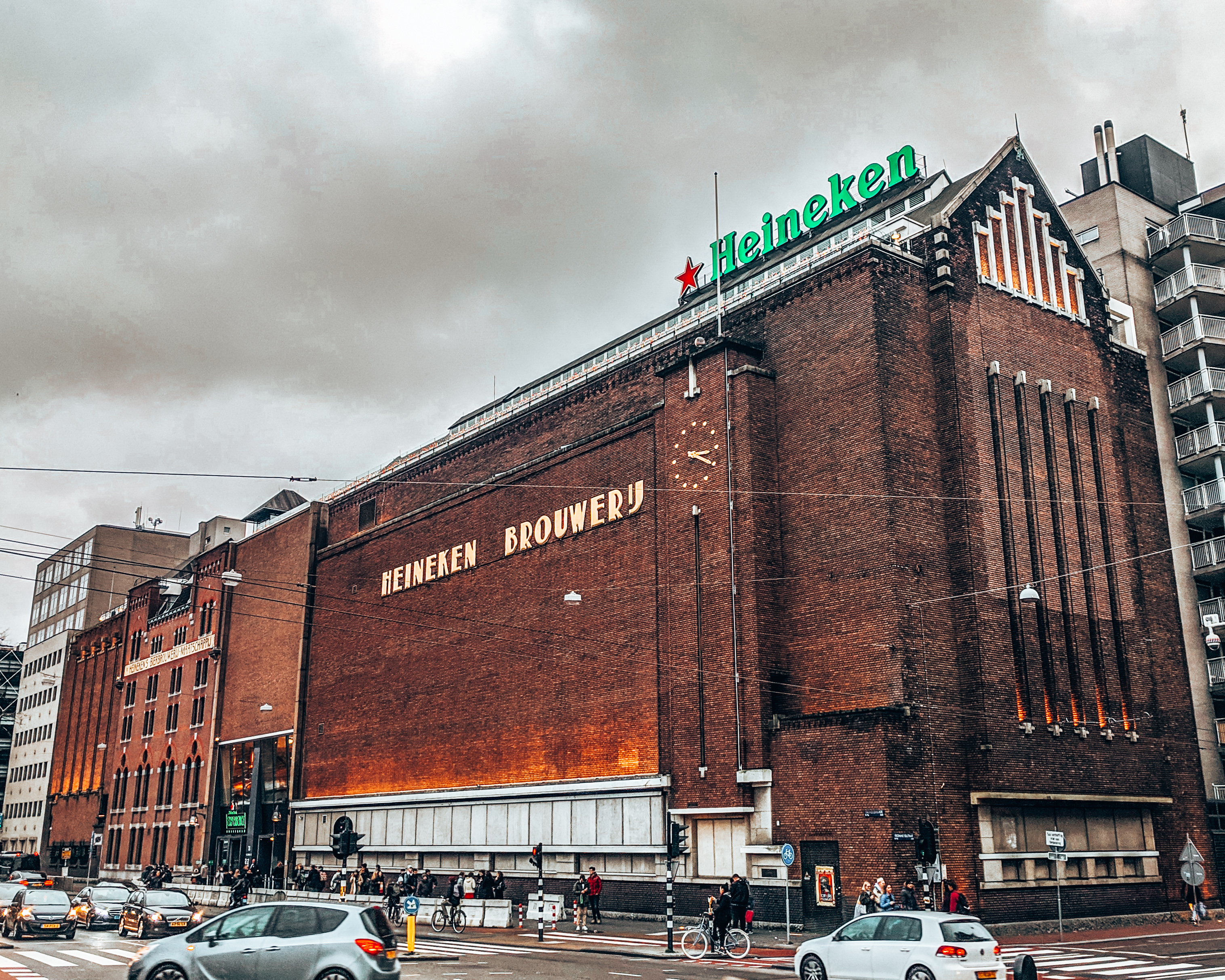 The Heineken brewery museum in Amsterdam, Netherlands