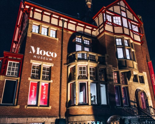 The Moco museum in Amsterdam, Netherlands