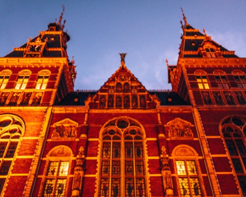 The Rijksmuseum in Amsterdam, Netherlands