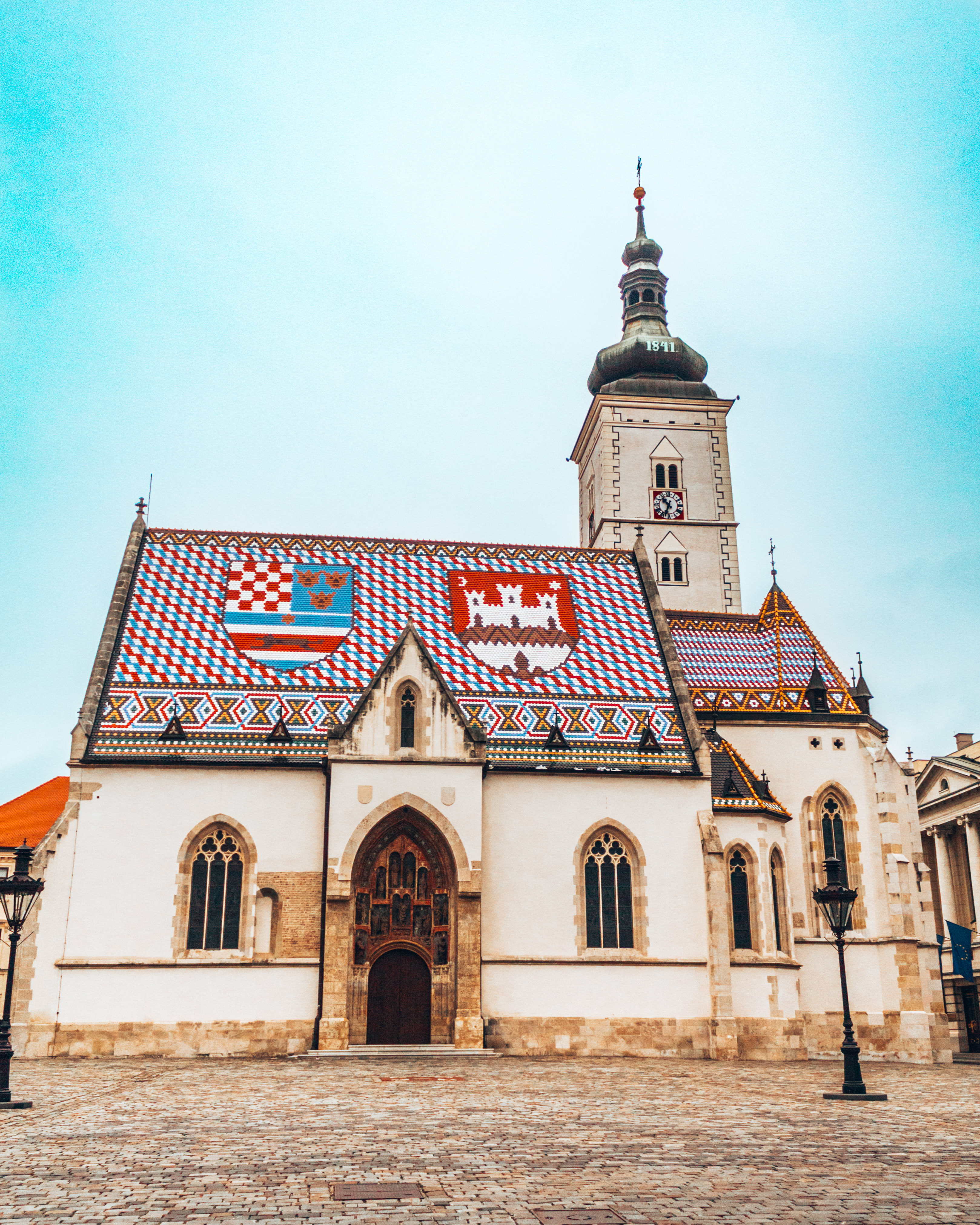 St Marc's Church in Upper Town, one of the best things to do in Zagreb