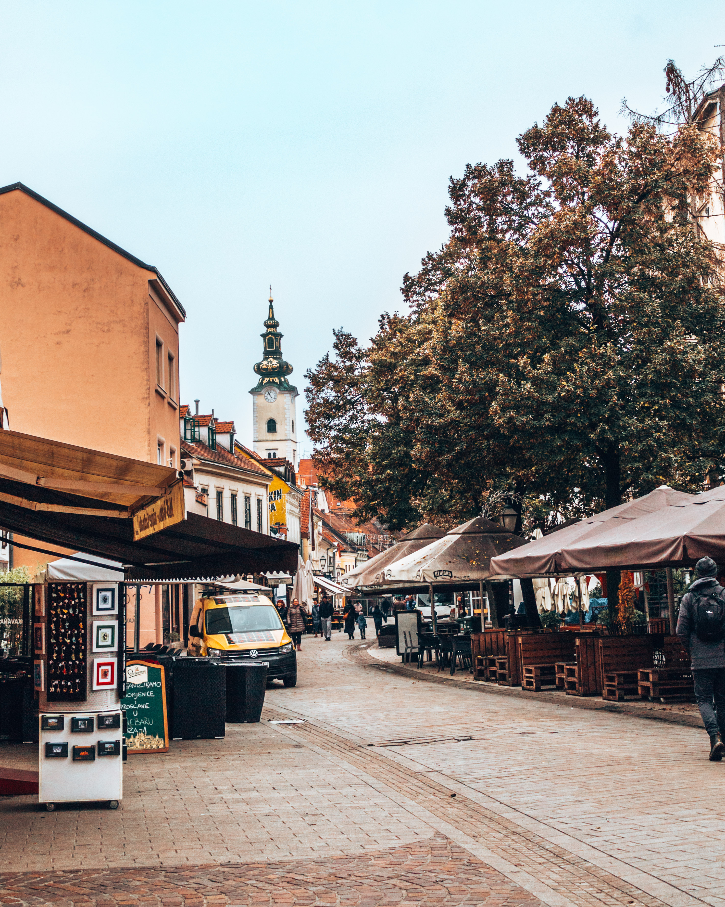 The Tkalčićeva shopping street in Zagreb, Croatia