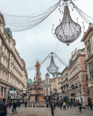 The must see Graben Square in Vienna, Austria