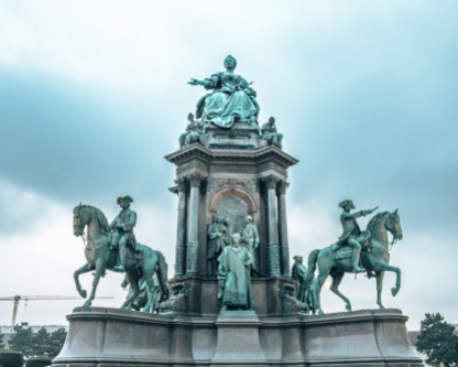 The Maria Theresien Platz in Vienna, Austria