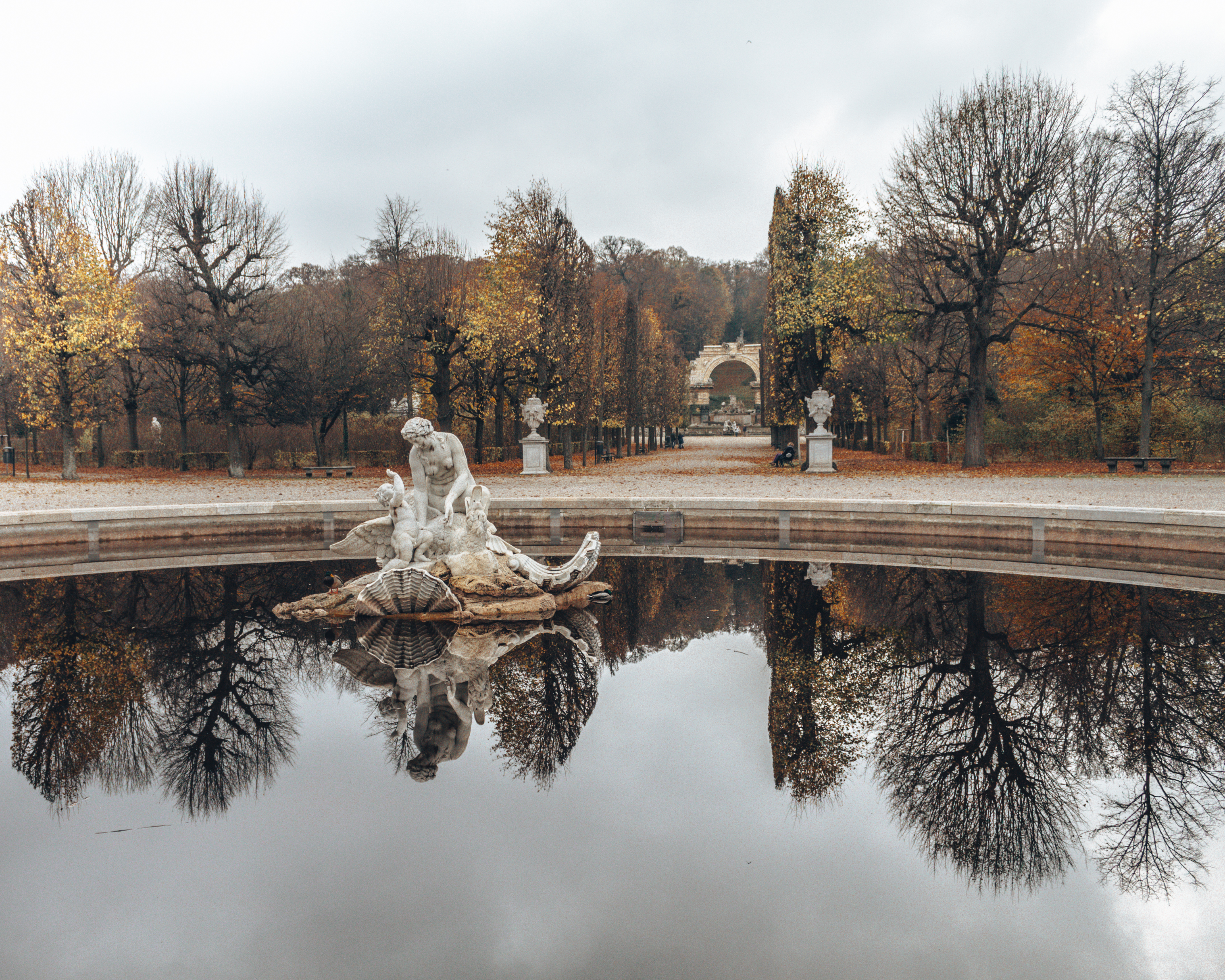 See the fountains in the Schönbrunn Palace in Vienna, Austria
