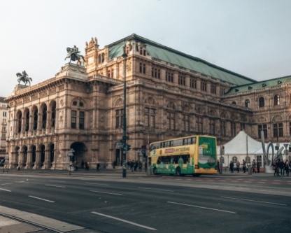The State Opera House in Vienna, Austria