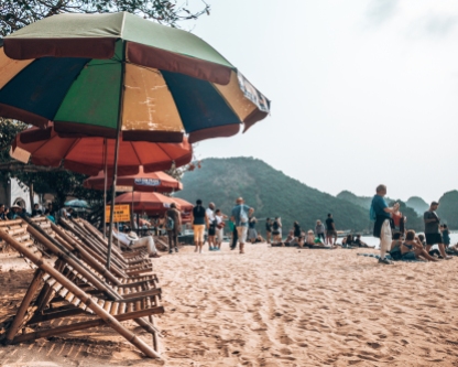 Ti Top beach Halong Bay Vietnam